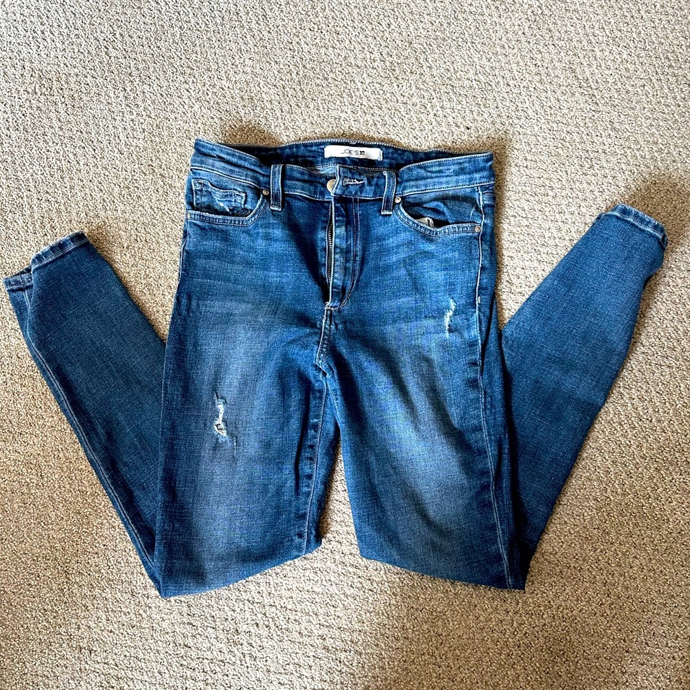 Joe’s Jeans- High Rise Skinny Ankle Jeans- size 28